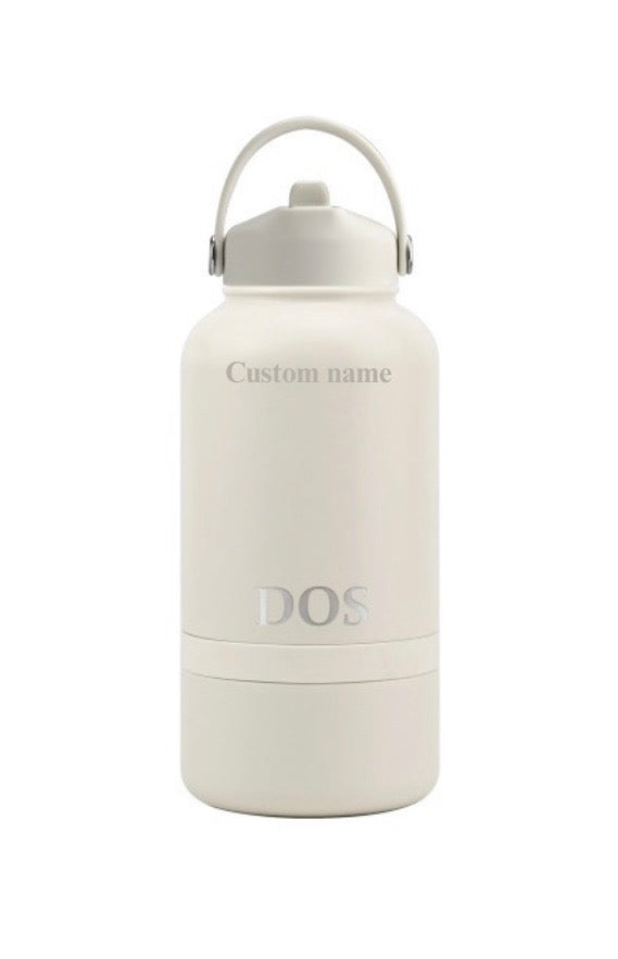 DOS. CUSTOM ENGRAVED WATER BOTTLES