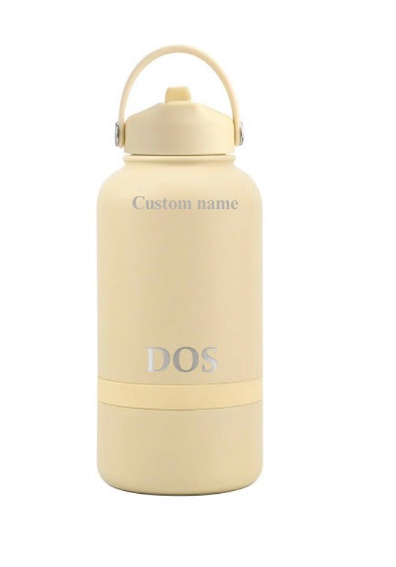 DOS. CUSTOM ENGRAVED WATER BOTTLES