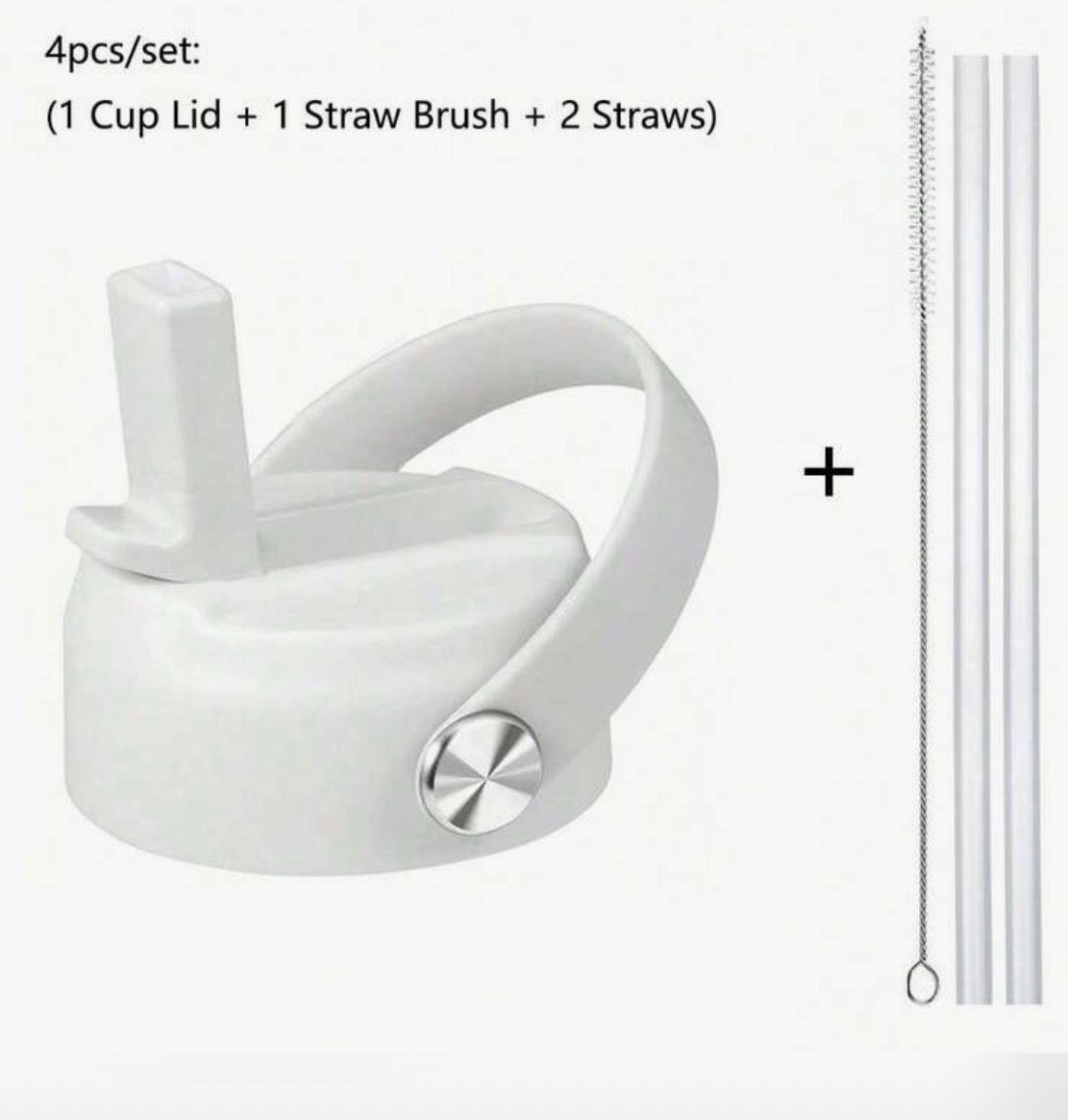 4pcs Straw Lids