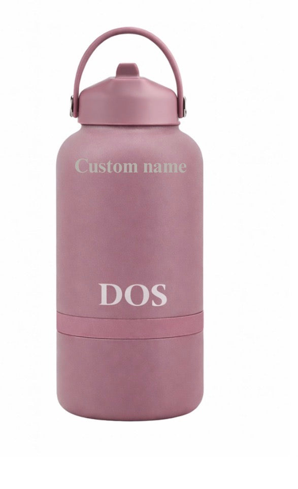 DOS. CUSTOM ENGRAVED WATER BOTTLES