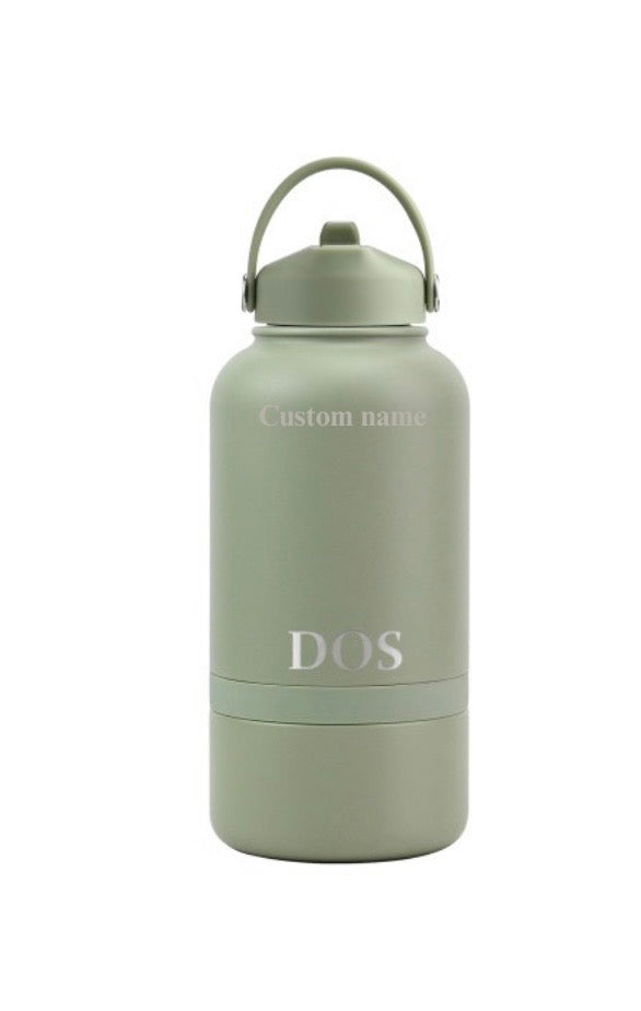 DOS. CUSTOM ENGRAVED WATER BOTTLES