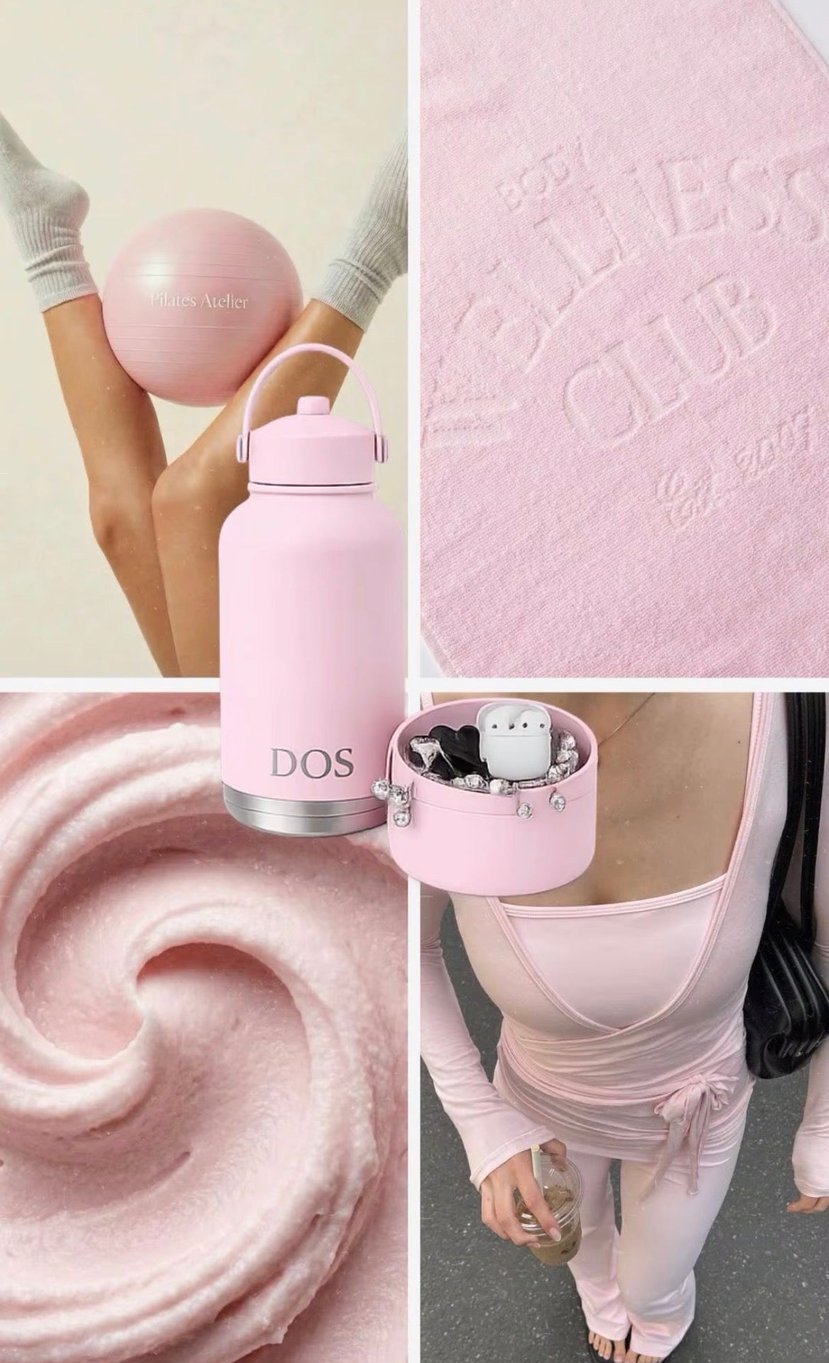 Pastel Pink DOS Water Bottle