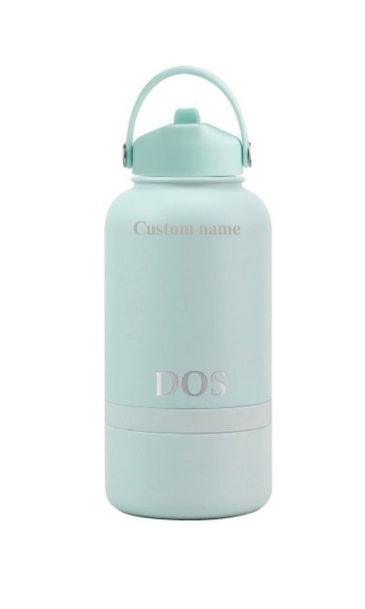 DOS. CUSTOM ENGRAVED WATER BOTTLES