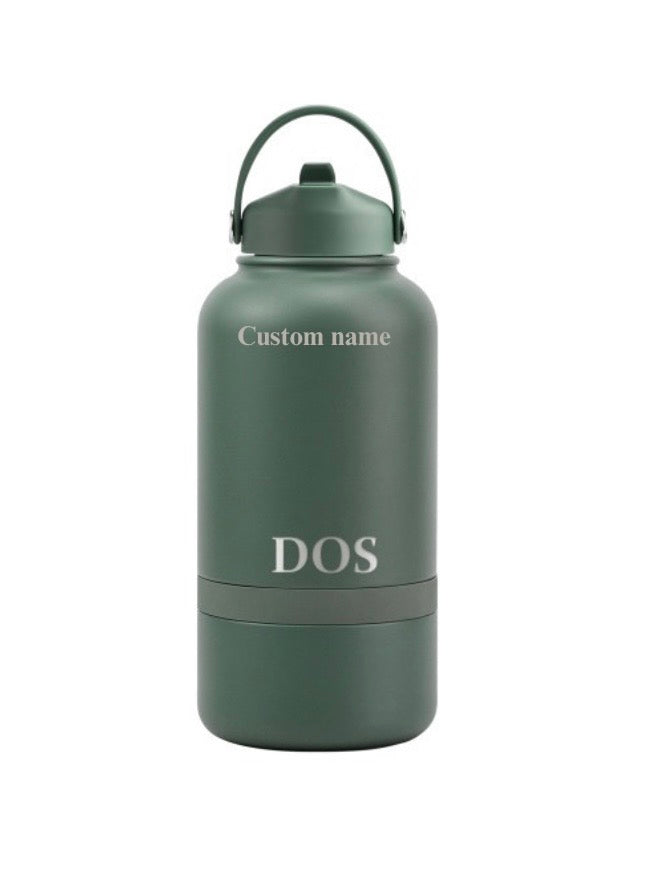 DOS. CUSTOM ENGRAVED WATER BOTTLES