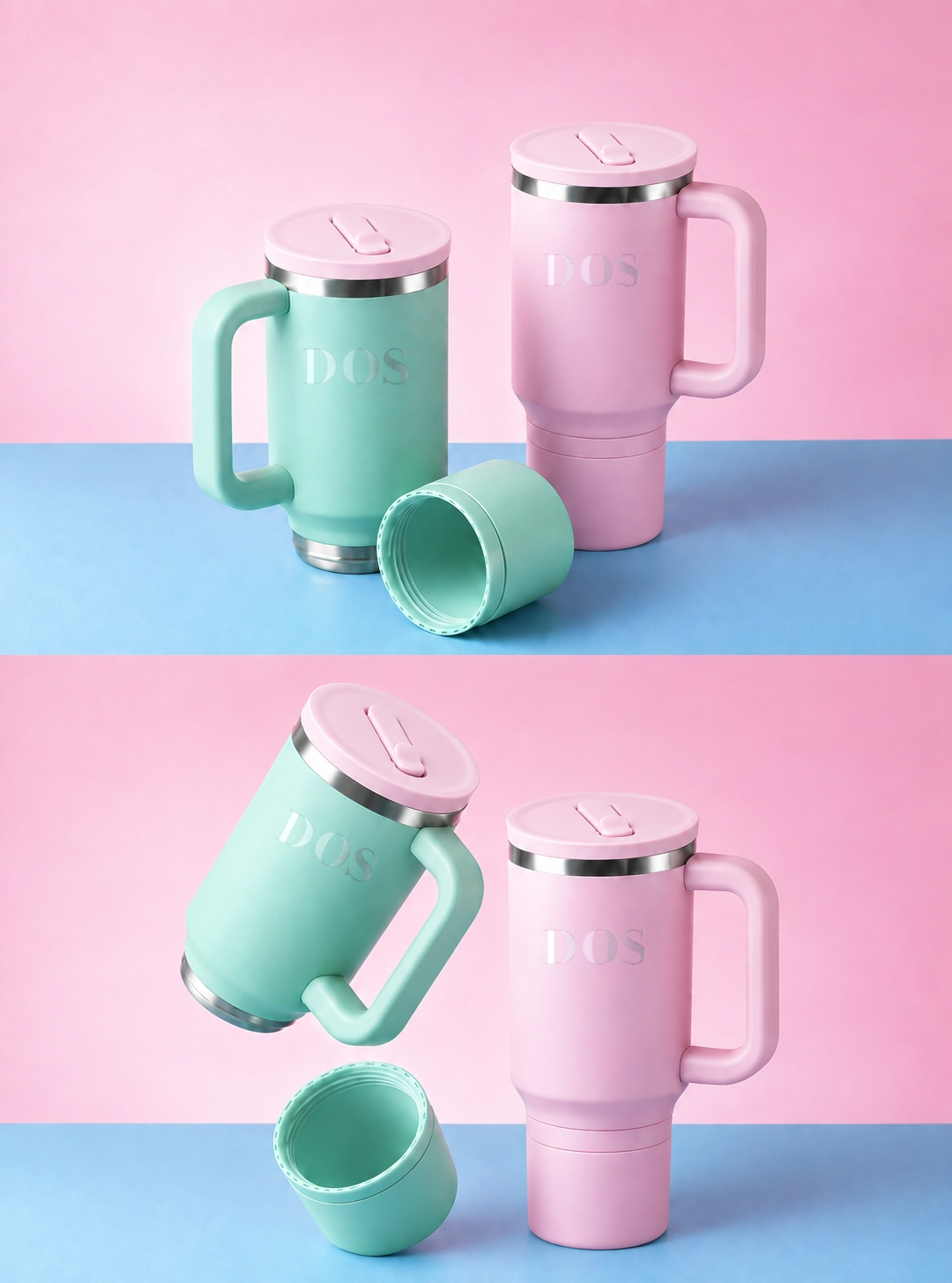 Jilly Cup 40oz tumbler with hidden storage base